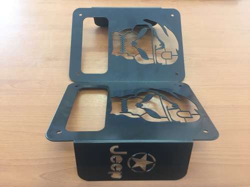 Stainless steel Jeep JK Wrangler light guards (set)