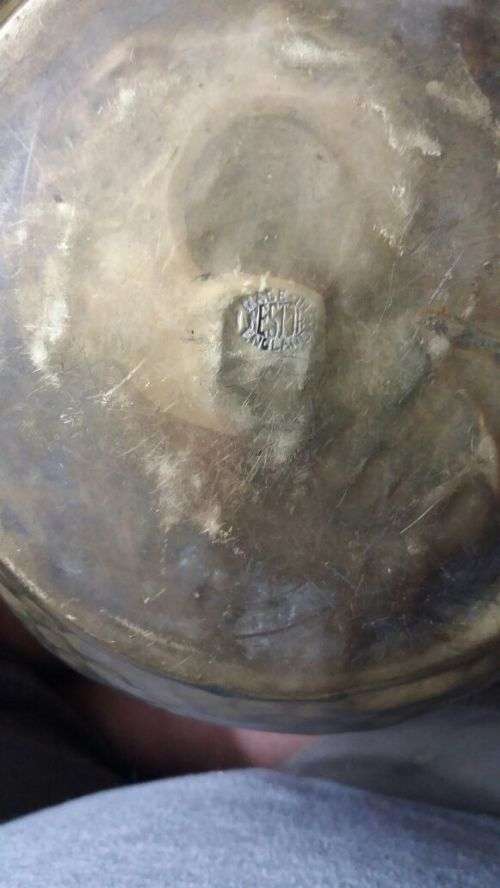 BRASS FLOWER POT (OLD)