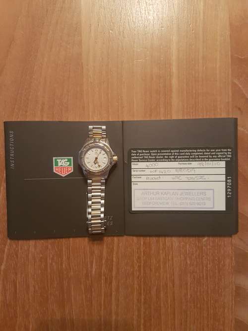 Tag Heuer Aquaracer Professional series stainless steel & gold woman's watch