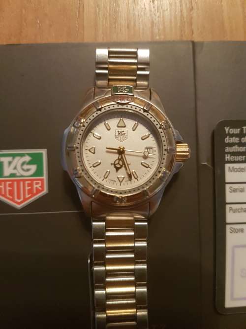 Tag Heuer Aquaracer Professional series stainless steel & gold woman's watch
