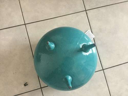 Late entry BRAND NEW THREE LEGGED POTJIE ENAMEL COATED SIZE NO. 3