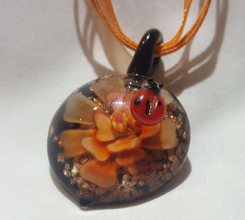 Glass pendant