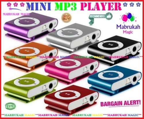 ***TRENDY COMPACT USB MINI MP3 PLAYER @@@ LOW UNBEATABLE START PRICE***BID PER ITEM***