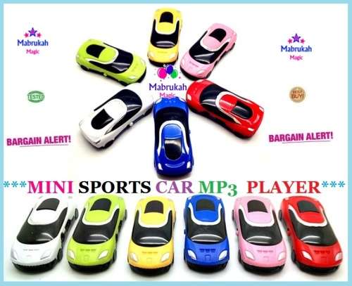 ***COOL & STYLISH  COMPACT USB SPORTS CAR MINI MP3 PLAYER @@@ LOW UNBEATABLE PRICE***BID PER ITEM***