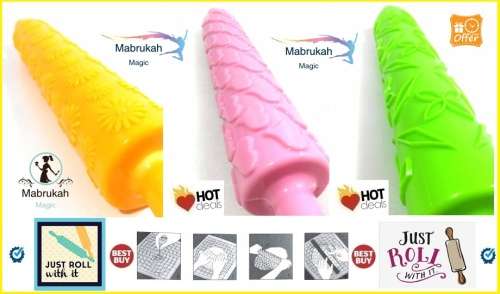 ***EXQUISITE PATTERN ROLLING PINS***3 FABULOUS PATTERNS!!! BID PER ITEM***