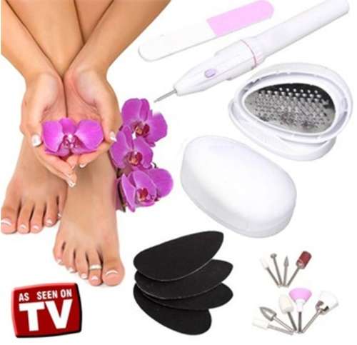 ***FANTASTIC GIFT SET***18 PCS PEDI MATE INCLUDING FREE BONUS BATTERIES + EXTRA SET OF 5 ATTACHMENTS