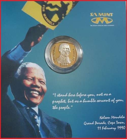 *CLEARANCE*SPECIAL*SA MINT SEALED*NELSON MANDELA HIGHLY COLLECTABLE COIN INCD CASE*BID PER ITEM*