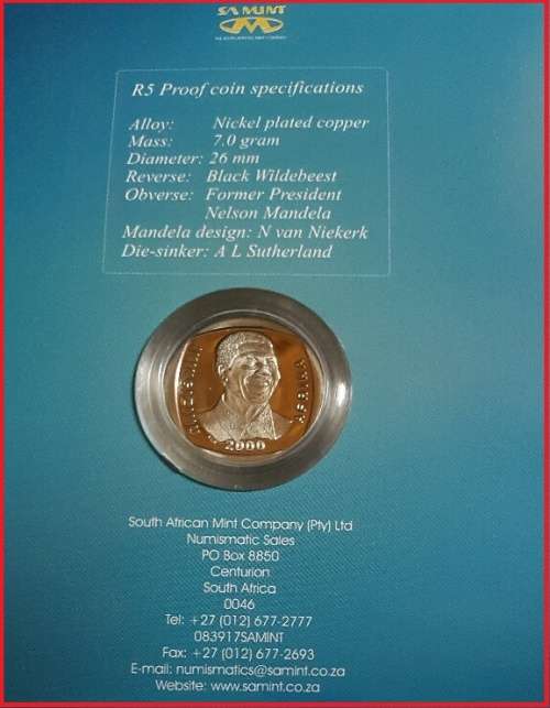 *CLEARANCE*SPECIAL*SA MINT SEALED*NELSON MANDELA HIGHLY COLLECTABLE COIN INCD CASE*BID PER ITEM*