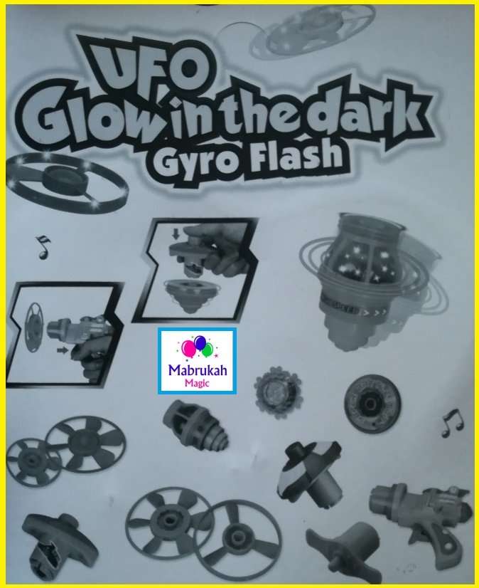 **NEW***AMAZING GLOW IN THE DARK UFO GYRO FLASH***AMAZING***BUY PER ITEM!!!