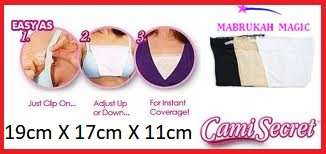 ***SET OF 3***CAMI SECRET***INCLUDES BEIGE, BLACK & WHITE***BID PER SET OF 3***