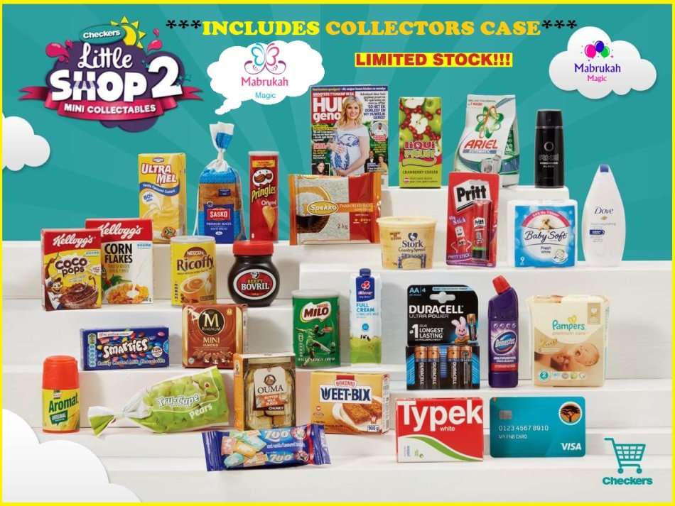 COMPLETE SET OF MINI CHECKERS* 30 COLLECTABLES IN COLLECTORS CASE