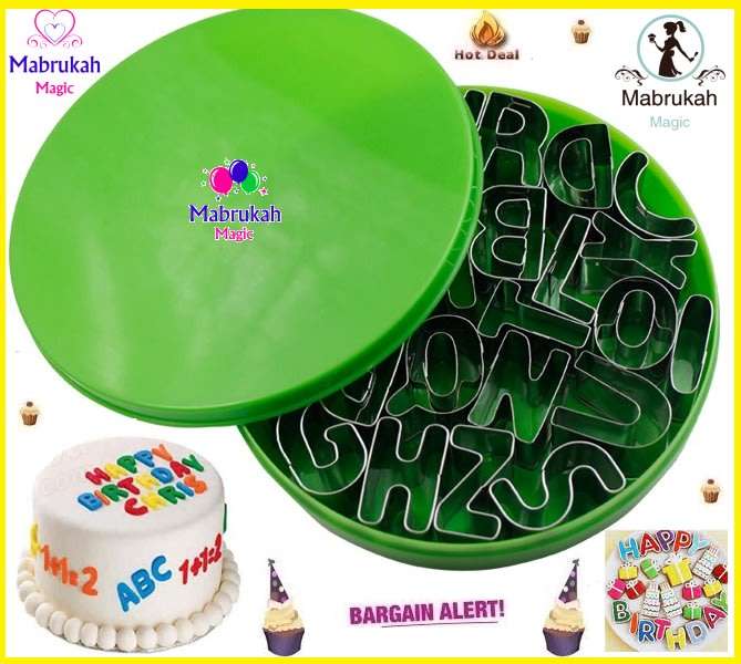 ***SEALED***26 LETTER ALPHABET COOKIE/FONDANT CUTTER***AMAZING***BID PER ITEM!