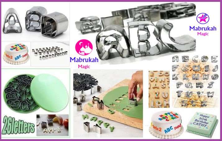 ***SEALED***26 LETTER ALPHABET COOKIE/FONDANT CUTTER***AMAZING***BID PER ITEM!