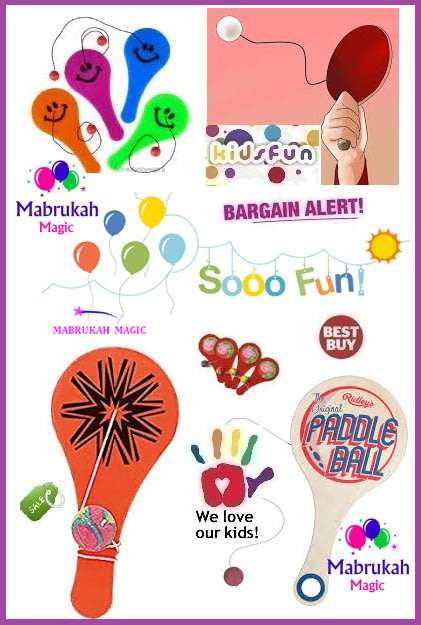 ***ONLY R1 BID INCREMENTS***PADDLE/BIFF BAT WITH ATTACHED BALL***MAKING PLAY FUN***BID PER ITEM