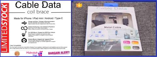 ***ANDROID ONLY***AMAZING CHARGER CABLE DATA COIL BRACE***BID PER ITEM***