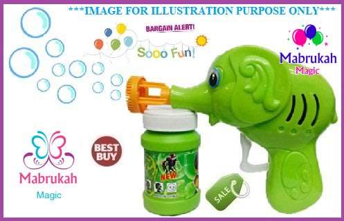 ***ONLY R1 BID INCREMENTS***SUPER FUN***DOLPHIN BUBBLE GUN WITH BUBBLES***BID PER ITEM***