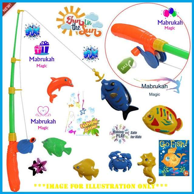 ***ONLY R1 BID INCREMENTS***FUN MAGNETIC PLAY FISHING TOY SET***AMAZING DEAL!!!BID PER ITEM!!!