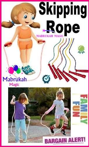 ***BE FUN & ACTIVE WITH SKIPPING JUMP ROPES***FABULOUS DEAL!!!BID PER ITEM!!!