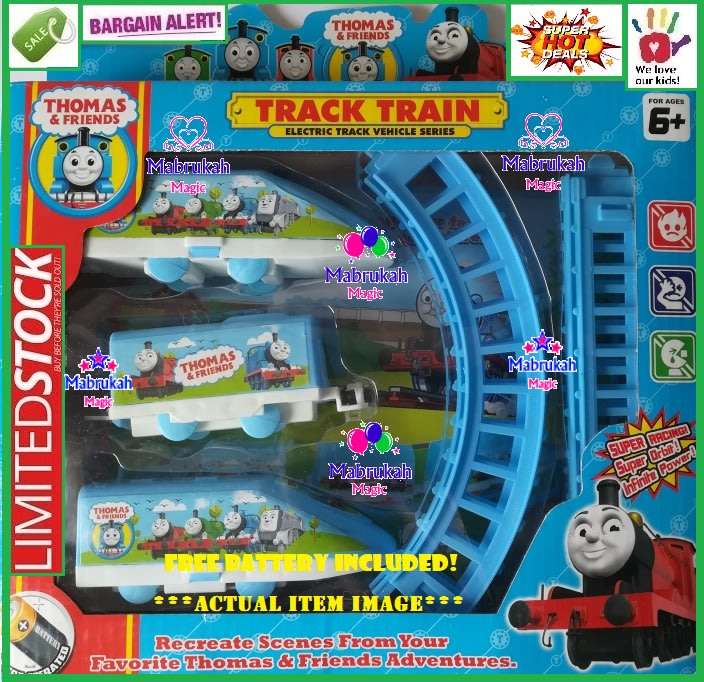 ***ONLY R1 BID INCREMENTS***THOMAS & FRIENDS ELECTRIC TRAIN TRACK TOY + FREE BATTERY***BID PER ITEM