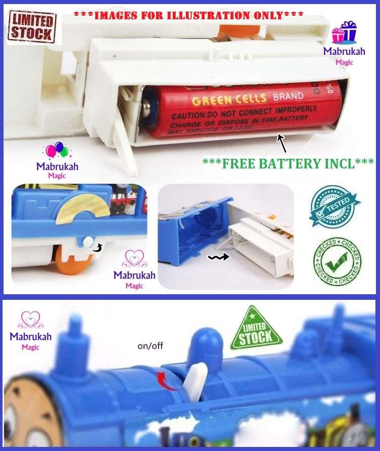 ***ONLY R1 BID INCREMENTS***THOMAS & FRIENDS ELECTRIC TRAIN TRACK TOY + FREE BATTERY***BID PER ITEM