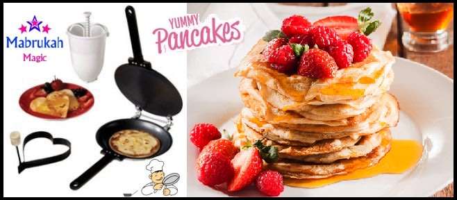 ***ONLY R1 BID INCREMENTS***PANCAKE MAKER DELUXE + FREE BATTER DISPENSER + HEART SHAPE MOULD***
