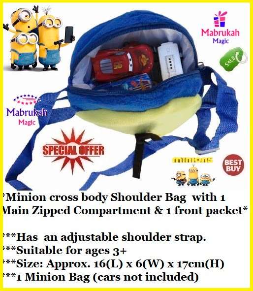 *ONLY R1 BID INCREMENTS*NEW***SUPER CUTE MINION BAG***SIZZLING DEAL!!!