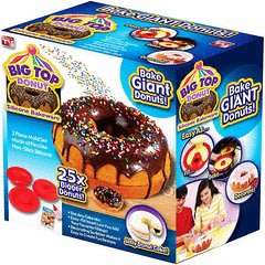 ***ORIGINAL GLOMAIL***+FREE COLOR RECIPE***BIG TOP GIANT DONUT SILICONE BAKEWARE!!!