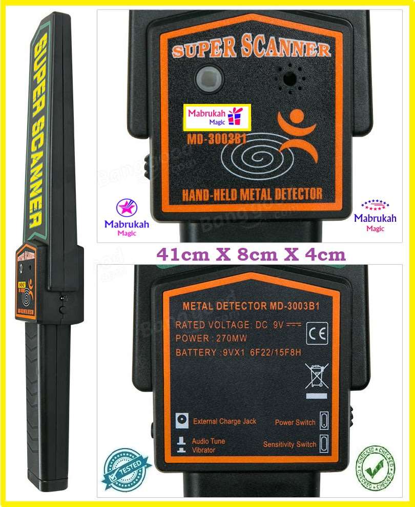 *PLEASE READ FULLY**NEW SUPER SCANNER WITH POUCH*BEEP & BUZZ***BOX DAMAGED***!!!!