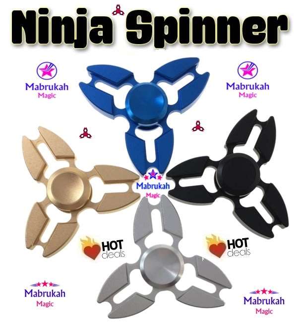 ***LOCKDOWN STRESS FREE***DAZZLING NINJA METAL FIDGET SPINNER***STRESS FREE DEAL!!!BID PER ITEM!!!