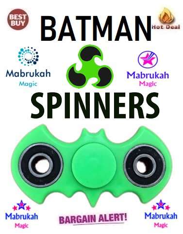 *ONLY R1 BID INCREMENTS***BATMAN FIDGET SPINNER***STRESS FREE DEAL!!!BID PER ITEM!!!