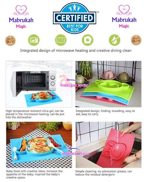 ***SPECIAL OFFER***SUCTION SILICONE PLATE PLACEMAT***MESS FREE DEAL!!!BID PER ITEM!!!