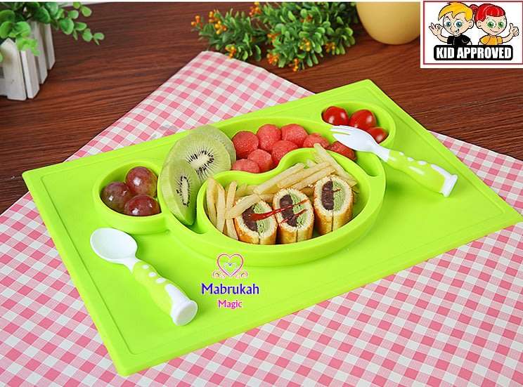 ***SPECIAL OFFER***SUCTION SILICONE PLATE PLACEMAT***MESS FREE DEAL!!!BID PER ITEM!!!