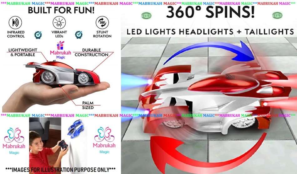 *ONLY R1 BID INCREMENTS***INFRARED REMOTE CONTROL WALL CLIMBER CAR***RACING DEAL!!!BID PER ITEM!!!