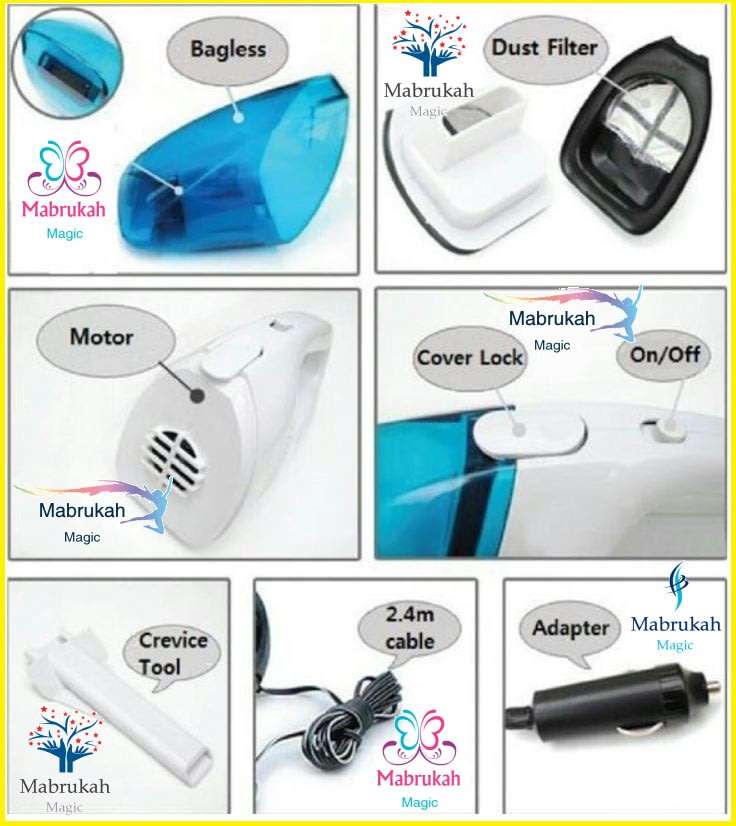 ***CLEARANCE SALE**12V HIGH POWER HANDY VACUUM CLEANER***SUPER DEAL!!!BID PER ITEM!!!