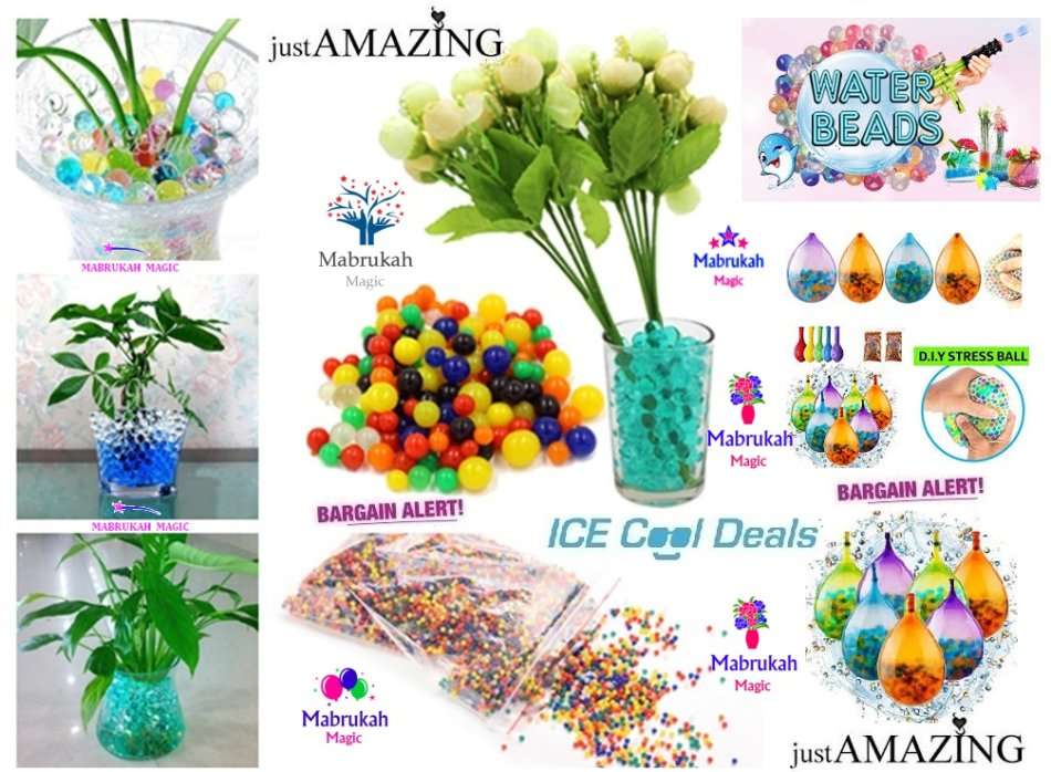 ***AMAZING MULTI USES NON TOXIC UNGROWN WATER BEADS/PELLETS***SIZZLING DEAL!!!