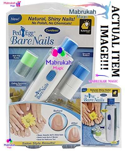 FREE BATTERIES INCLUDED*LOCKDOWN BEAUTY PARLOUR KIT**BATTERY OPERATED - PEDI EGG-BARE NAILS!!!