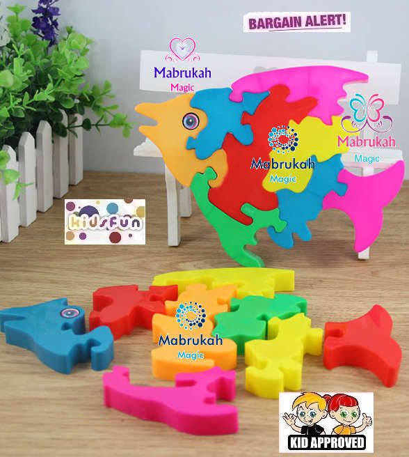***CUTE MIX VARIED SHAPED PLASTIC PUZZLE***LOVELY DEAL**BID PER ITEM!!!