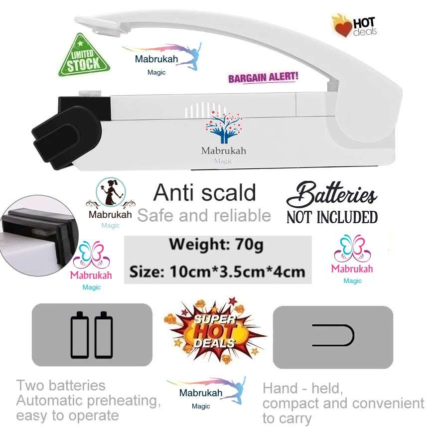 ***PORTABLE HAND HELD BATTERY OPERATED HEAT SEALER***FRESH DEAL!!!BUY PER ITEM!!!