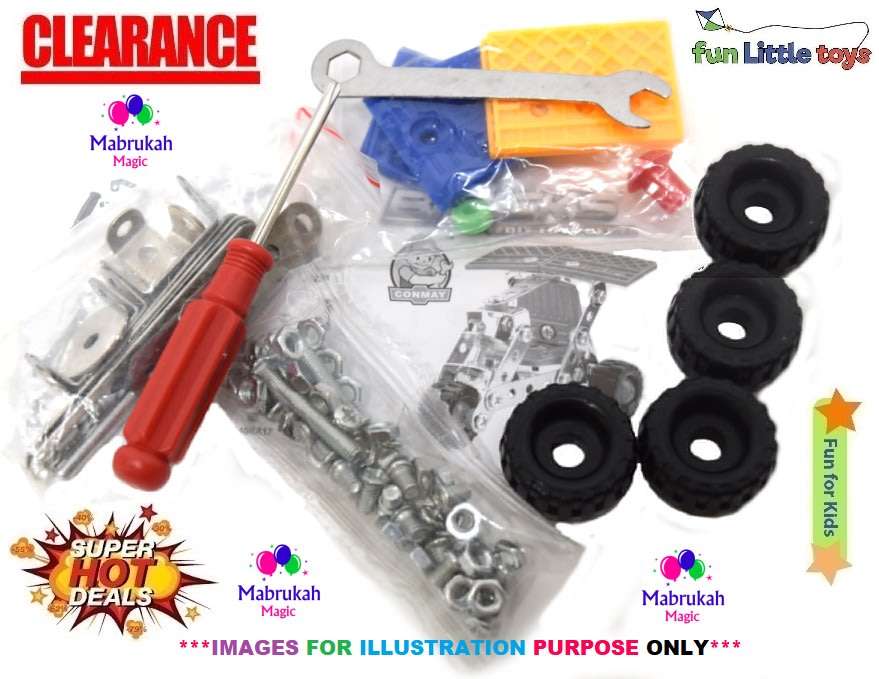 *LAST STOCK*68 piece METAL BRICK + TOOLS DIY CART MINI BLOCK SET**SUPER DIY DEAL**BID PER ITEM!!!