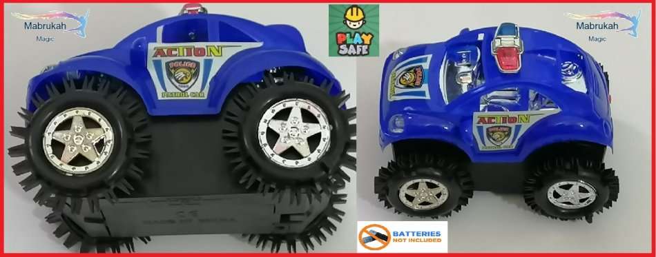 ***ENTERTAINING ROUGH TERRAIN DEAL***POLICE TUMBLING CAR***BID PER ITEM!!!!