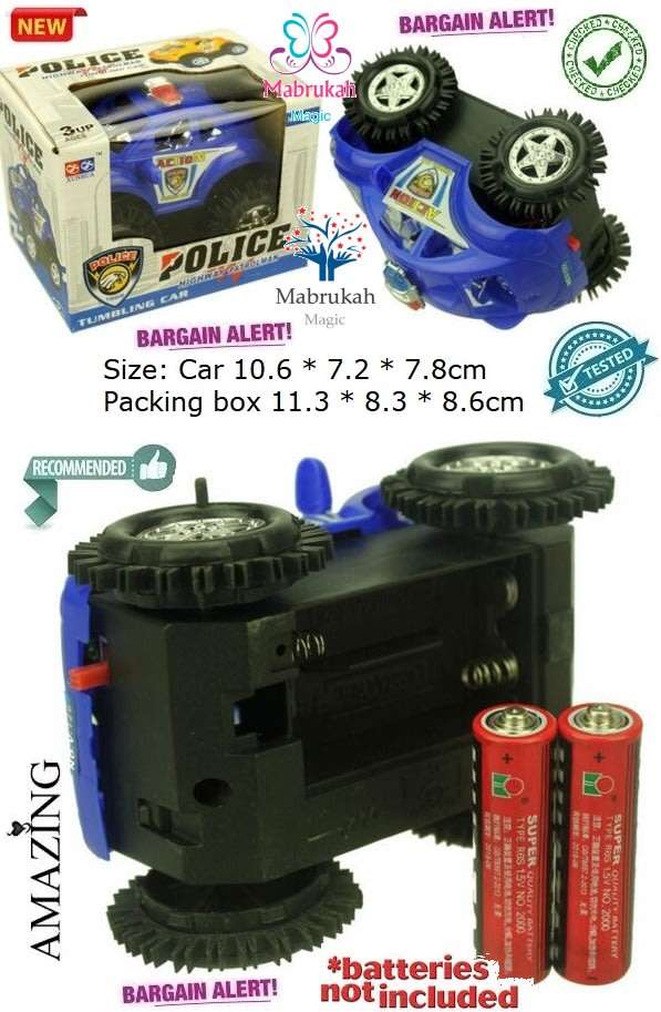 ***ENTERTAINING ROUGH TERRAIN DEAL***POLICE TUMBLING CAR***BID PER ITEM!!!!