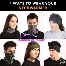 ***NEW ARRIVAL***BLACK ONLY***UNISEX MULTIPURPOSE POLYESTER FLEECE NECK WARMERS***BID PER ITEM***