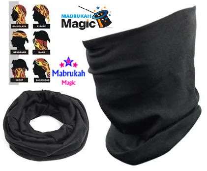 ***NEW ARRIVAL***BLACK ONLY***UNISEX MULTIPURPOSE POLYESTER FLEECE NECK WARMERS***BID PER ITEM***