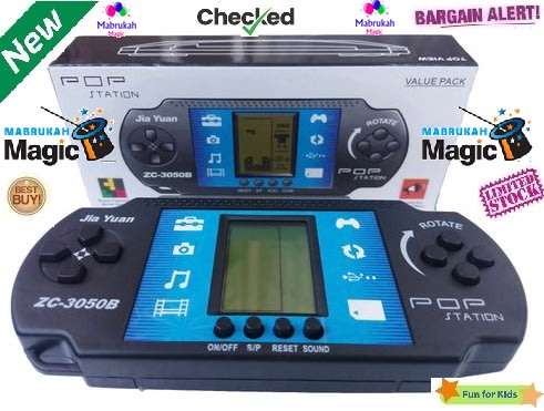 *CLEARANCE*RETRO CLASSIC CHILDHOOD TETRIS HANDHELD CONSOLE POP STATION VIDEO GAME***BID PER ITEM!!!