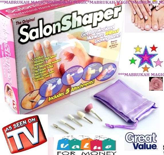 *1 ON AUCTION**FREE BATTERIES***SAVE***ON MANI"S & PEDI"S***SALON SHAPER***CRAZY SALE!!!