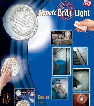 LAST STOCK*CLEARANCE*FREE BATTERIES*SAVE & STAY BRIGHT WITH THE REMOTE BRITE LITE***