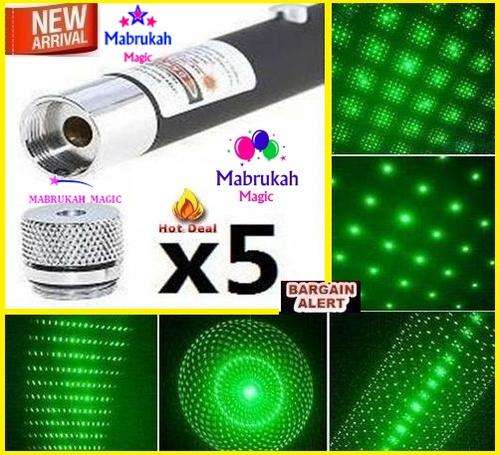 ***BARGAIN ALERT***LASER POINTER WITH 5 LASER DESIGNS***INCLUDES BATTERIES***