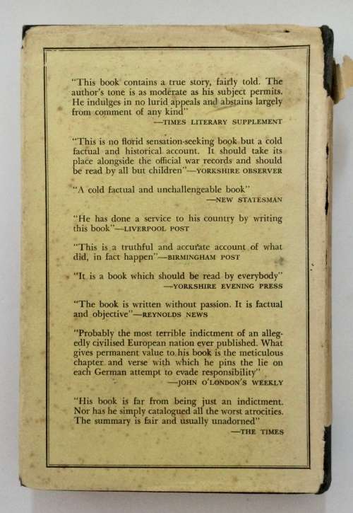 The Scourge of the Swastika - Lord Russell of Liverpool. Hardcover w/dj. 10th Ed. 1955