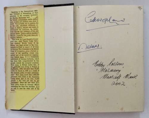 The Scourge of the Swastika - Lord Russell of Liverpool. Hardcover w/dj. 10th Ed. 1955