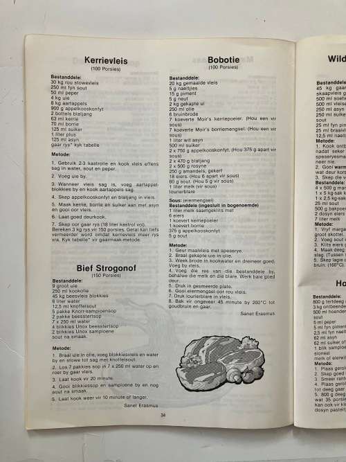 Grootmaatresepte - Christie Groenewald. SKAARS Sagteband, 2e druk. 1987